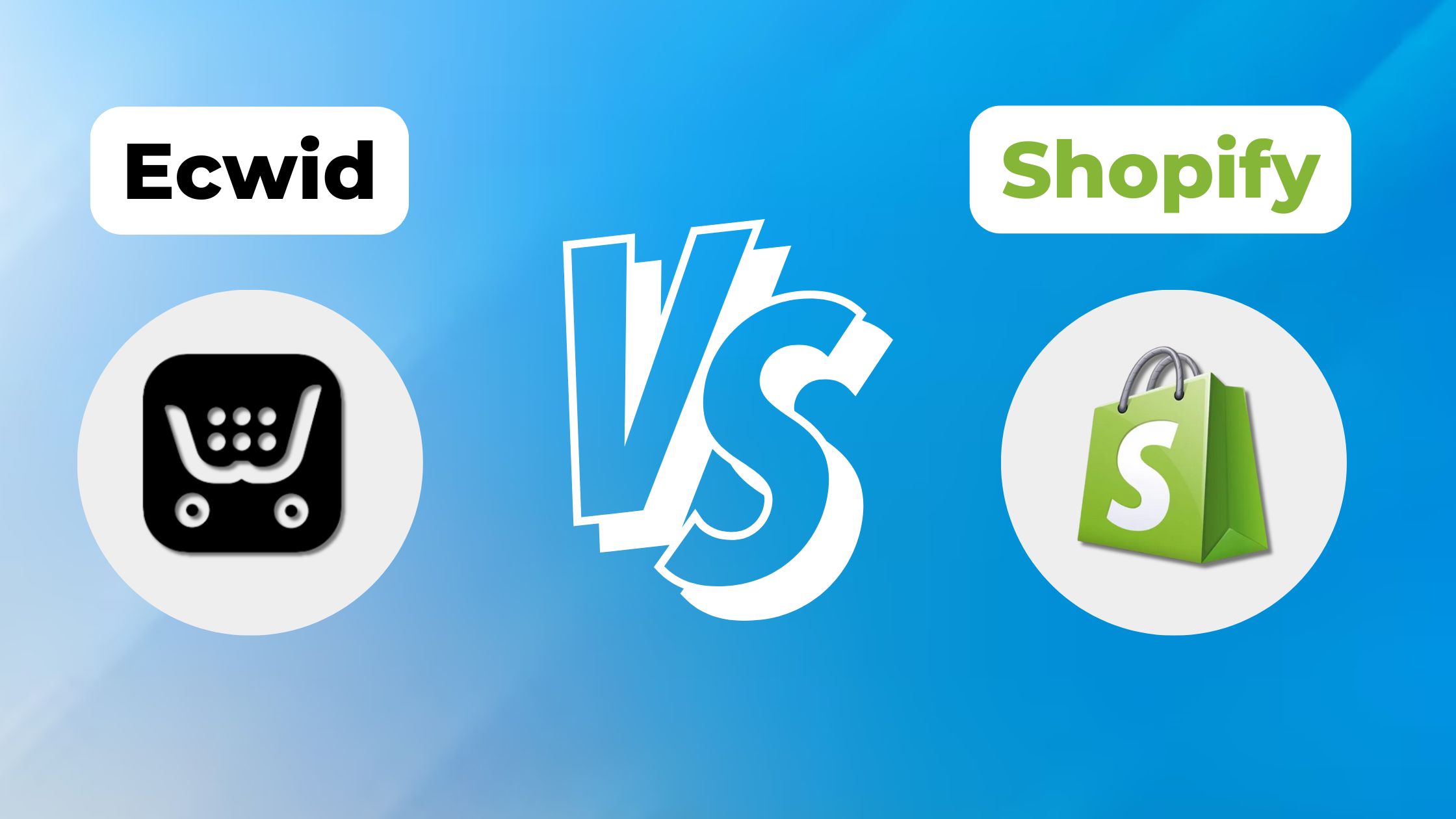 Ecwid Vs Shopify